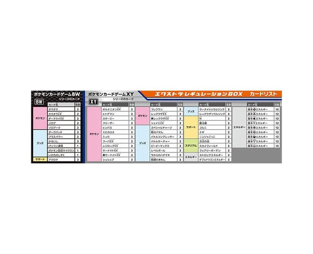Pokemon Cards BW / XY Extra Regulation BOX Anime & Brands Sugoi Mart