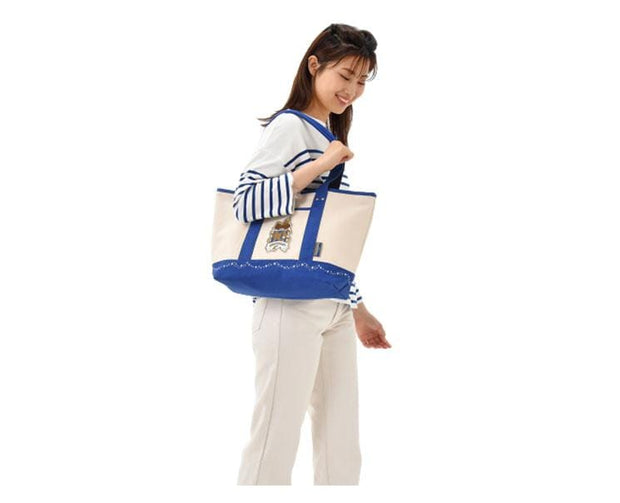 Disney Unibearsity 10th Anniversary Blue Tote Bag Home, Hype Sugoi Mart   