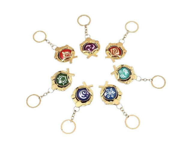 Genshin Impact Keychain Set Anime & Brands Sugoi Mart