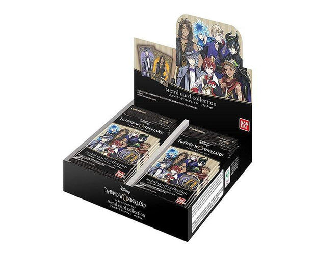 Disney Twisted Wonderland Collection Metal Cards Box Toys and Games Sugoi Mart