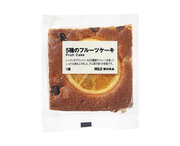 Muji Five Kinds Fruits Cake Candy and Snacks, Hype Sugoi Mart   