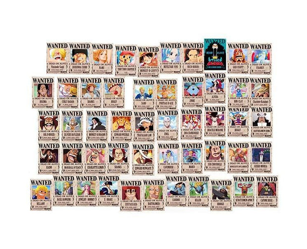 One Piece Poster: Wanted Design Set Home Sugoi Mart
