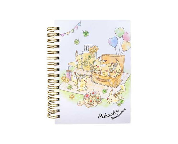 Pikachu Number 025 Picnic Spiral Notebook Home Sugoi Mart