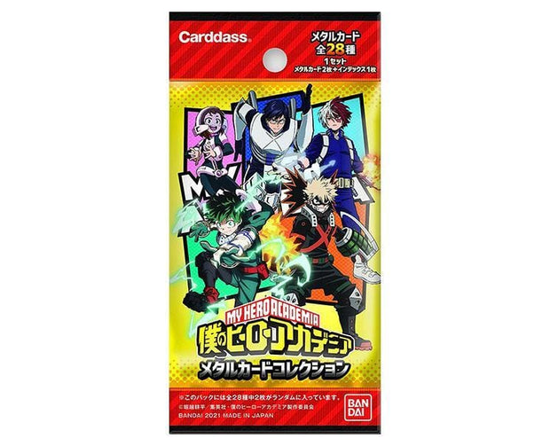 My Hero Academia Metal Cards Single Pack Toys and Games Sugoi Mart