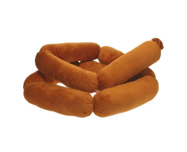 Super Long Sausage Plush: Brown Anime & Brands Sugoi Mart