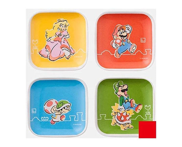 Super Mario Mini Plate Set Home, Hype Sugoi Mart   