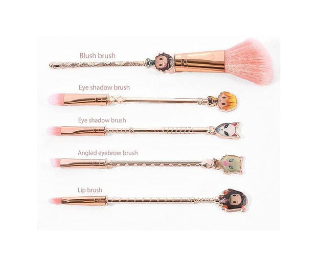 Demon Slayer: Make Up Brush Set (Pink) Beauty & Care Sugoi Mart