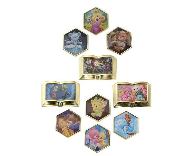 Disney Unibearsity 10th Anniversary: Pin Badge Set Crystal Art Anime & Brands Sugoi Mart