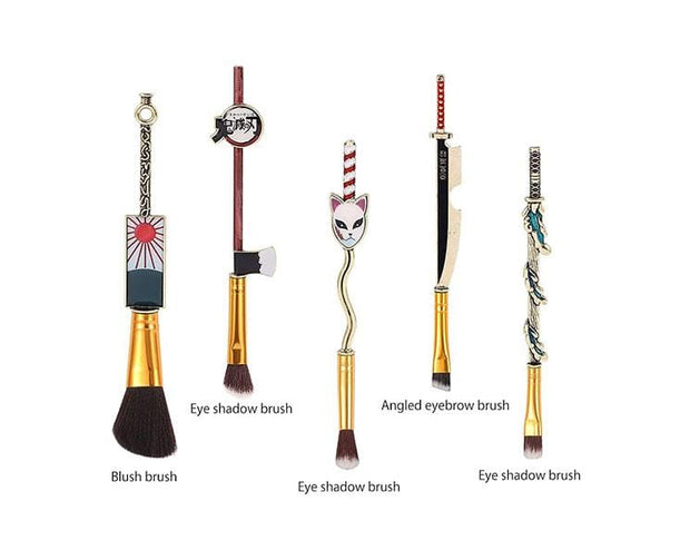 Demon Slayer: Make Up Brush Set (Black) Beauty & Care Sugoi Mart