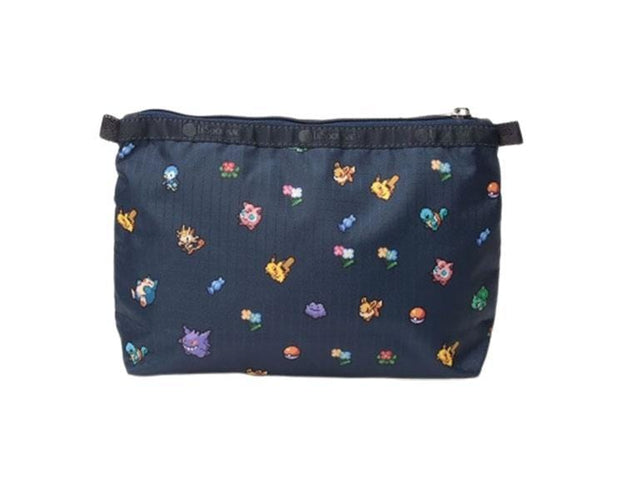 LeSportsac x Pokemon Double Zip Pouch: Pokemon & Flowers Home Sugoi Mart