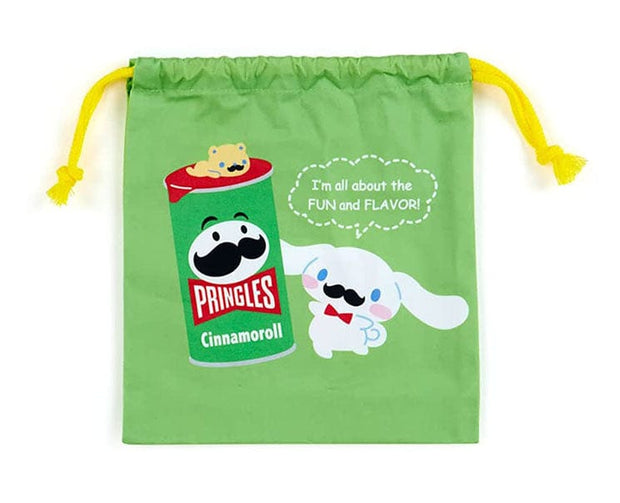 Pringles x Sanrio Cinnamoroll Drawstring Pouch Anime & Brands Sugoi Mart