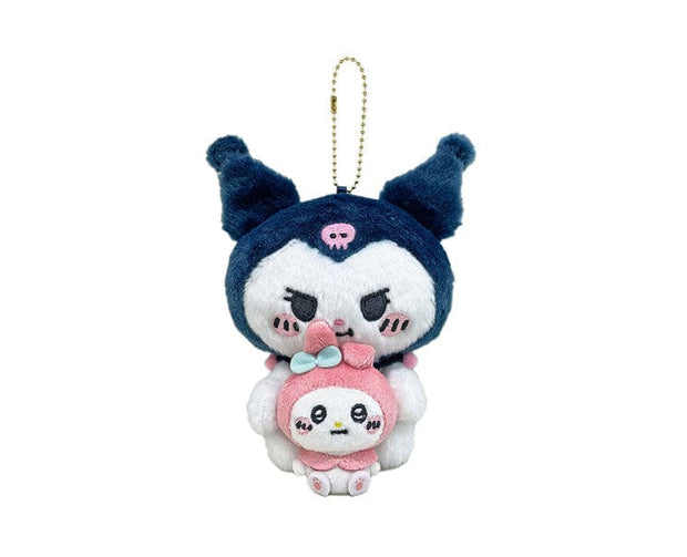 Nagano X Sanrio Collab:  Kuromi Keychain Plushie Anime & Brands Sugoi Mart