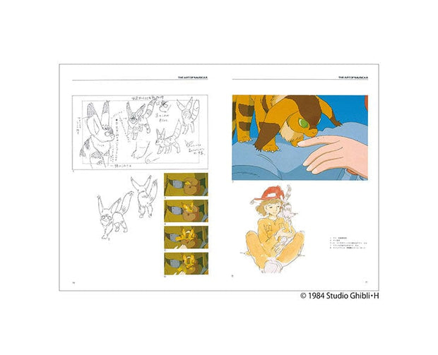 Studio Ghibli Art Book: Nausicaa Of The Valley Of The Wind Anime & Brands Sugoi Mart