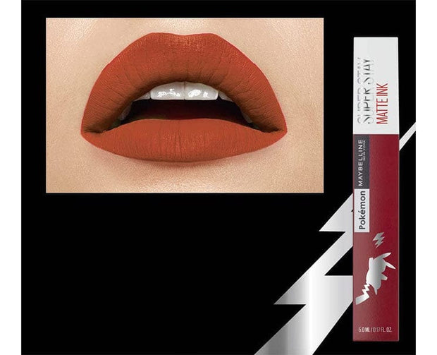 Pokemon x Maybelline: Pikachu Matte Lip Ink (Vintage Terracotta) Beauty & Care Sugoi Mart