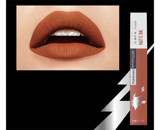 Pokemon x Maybelline: Pikachu Matte Lip Ink (Milky Brown) Beauty & Care Sugoi Mart