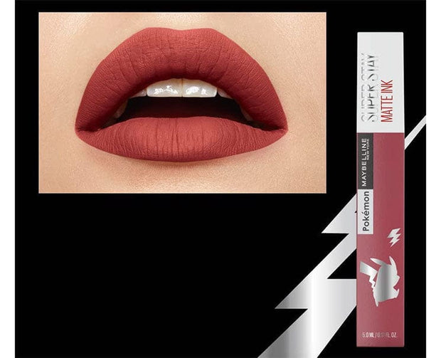 Pokemon x Maybelline: Pikachu Matte Lip Ink (Cherry Rose) Beauty & Care Sugoi Mart