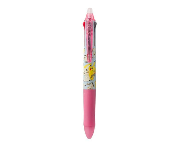 Pokemon Frixion 3-Color Pen: Pikachu and Mimikyu Home Sugoi Mart