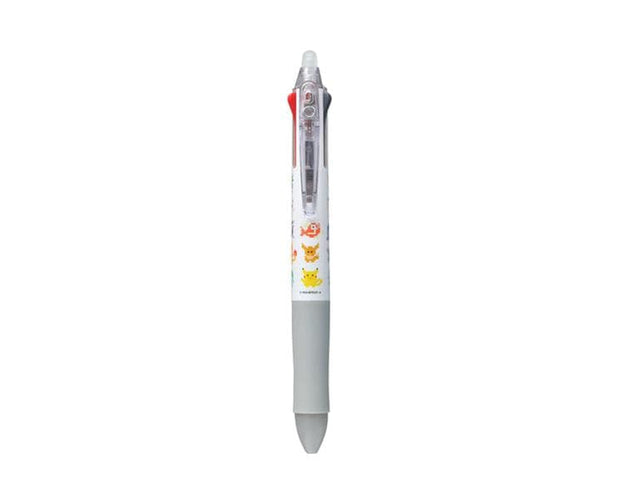 Pokemon Frixion 3-Color Pen: Tiny Pokemon White Home Sugoi Mart