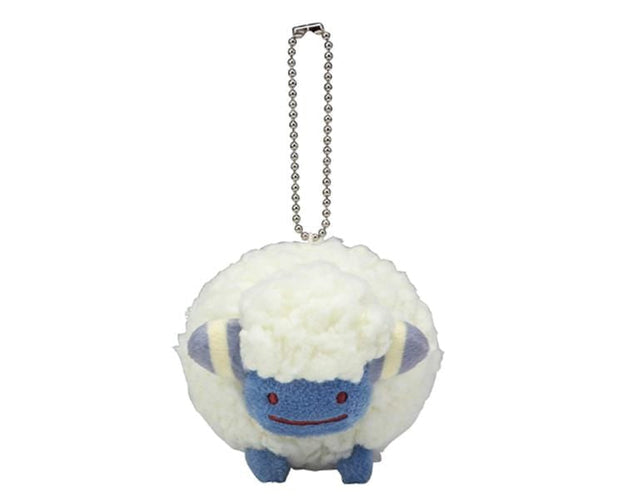 Pokemon Transforming Ditto: Mareep Plush Keychain Anime & Brands Sugoi Mart