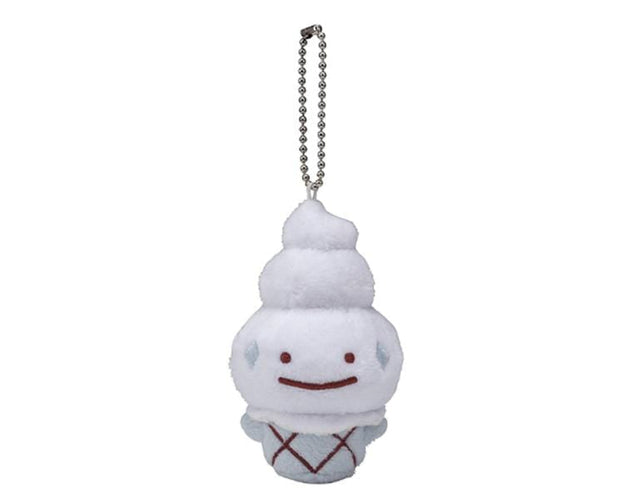 Pokemon Transforming Ditto: Vanillite Plush Keychain Anime & Brands Sugoi Mart