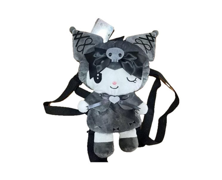 Mellojoy 大福シークレット 栗　黒メロイア　紙袋付き Sanrio MeloKuro Backpack Plush: Kuromi