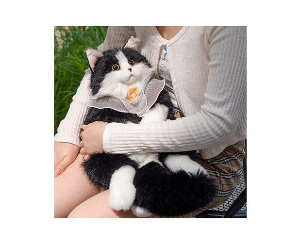 Realistic Black Cat Backpack