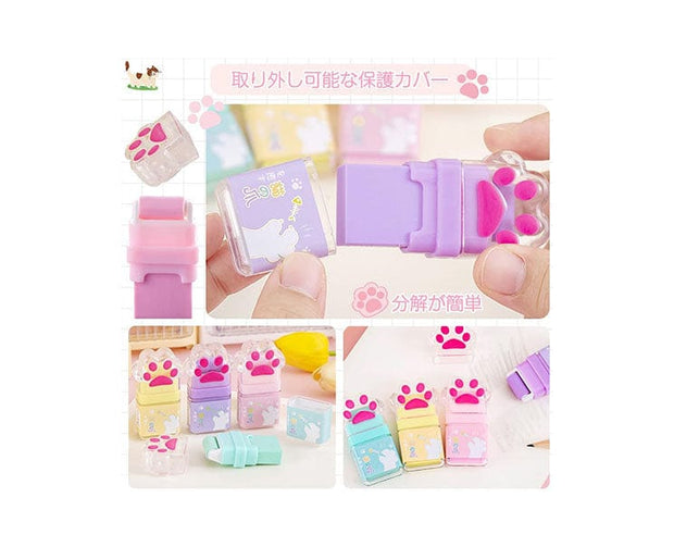 Neko Roller Eraser Set of 4