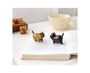 Wooden Cat Figurine Set of 2 thumbnail 2