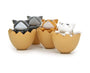 Cats Eggshell Figurine Set of 4 thumbnail 1