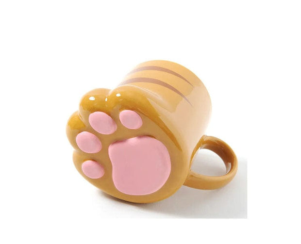 Cat Paw Ceramic Mug: Tiger Cat