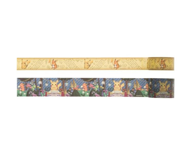 Pokemon Researcher Washi Tape: Yellow 2pc Edition Home Sugoi Mart