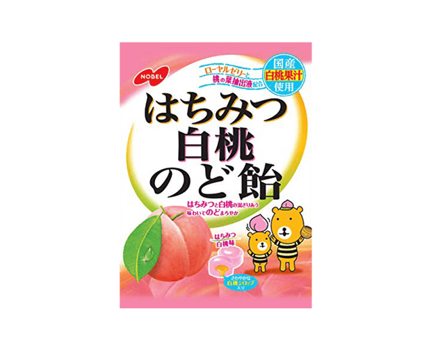Nobel Honey Peach Throat Candies Candy and Snacks Japan Crate Store