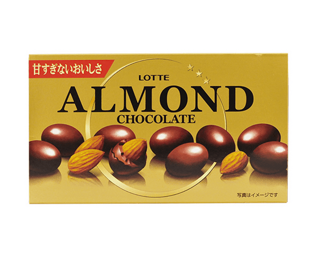 Lotte Almond Chocolate Candy and Snacks Japan Crate Store