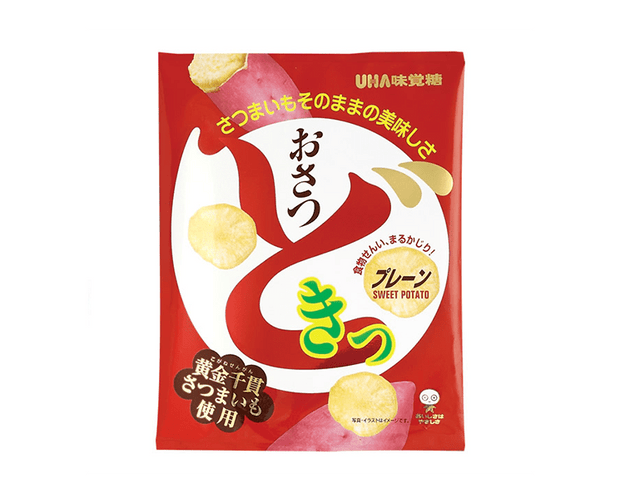 Osatsu Doki Sweet Potato Chips: Plain Candy and Snacks Japan Crate Store