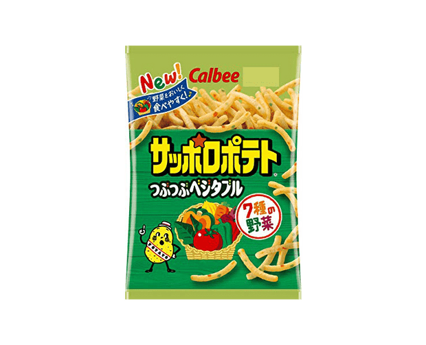 Sapporo Potato: Crushed Vegetable Flavor Candy and Snacks Japan Crate Store