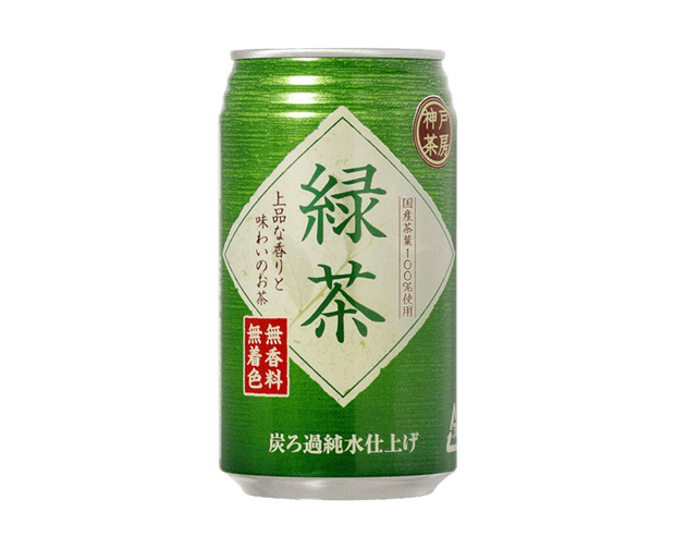 Kobe Teahouse Green Tea Can Food and Drink Japan Crate Store