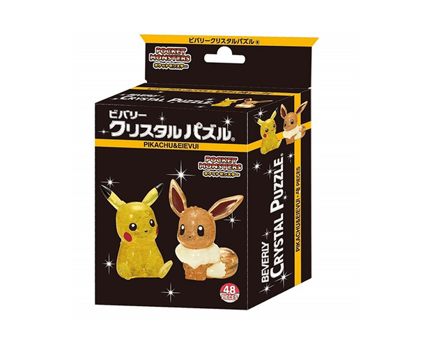 Pokemon Pikachu & Eevee Crystal Puzzle