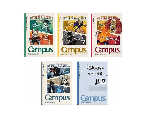 My Hero Academia Campus Notebook Pack (5 Pcs)