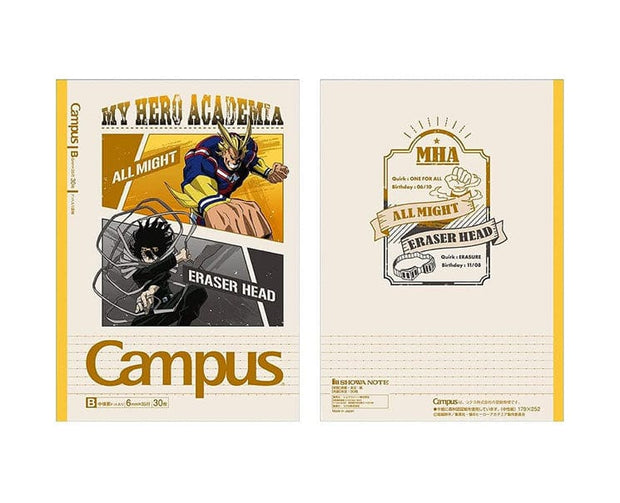 My Hero Academia Campus Notebook Pack (5 Pcs)