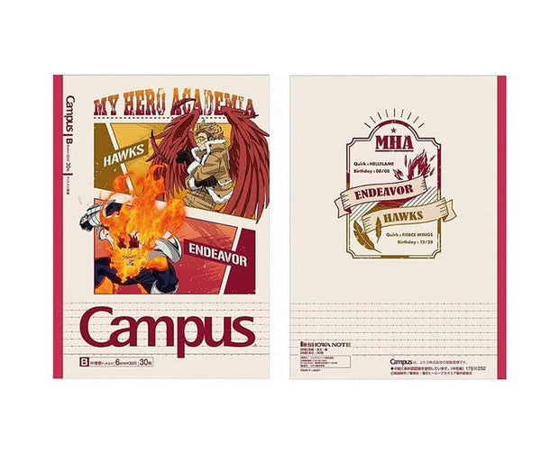 My Hero Academia Campus Notebook Pack (5 Pcs)
