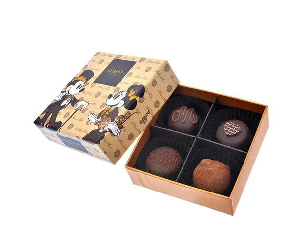 Godiva Disney Japan Plush Set Chocolate Mickey