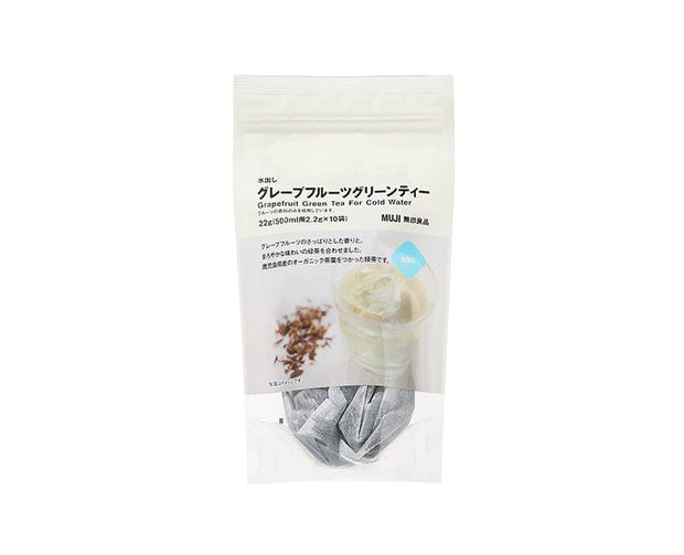 Muji Iced Grapefruit Green Tea (10 Tea Bags) Food & Drinks Sugoi Mart