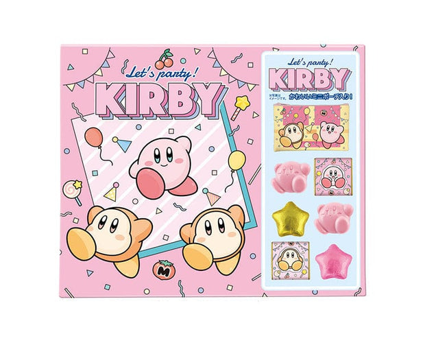 Let's Party Kirby Pouch & 6 Assorted Chocolates