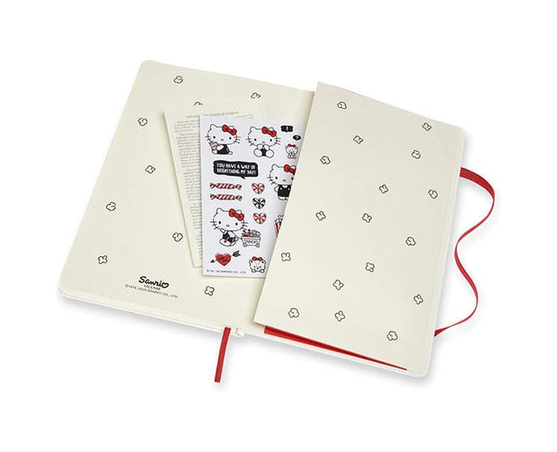 Sanrio Hello Kitty Moleskin Notebook (White)