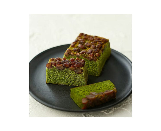 Muji Matcha Cake with Red Bean