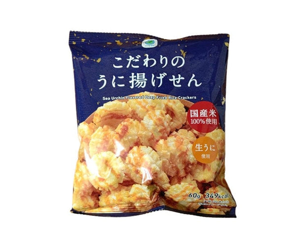FamilyMart Brand: Sea Urchin Flavored Rice Crackers Candy & Snacks Sugoi Mart