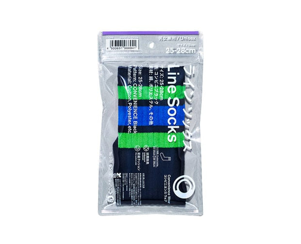FamilyMart Official Socks: Classic Line (Black) Home Sugoi Mart