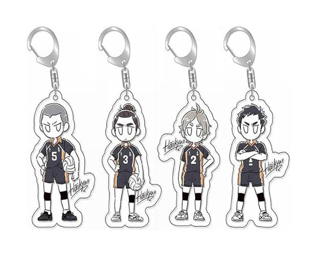 Unleash your inner volleyball star with Haikyu!! Acrylic Keychain Set D! Featuring dynamic designs of your beloved characters, this set is perfect for fans who want to keep their idols close.

Size: 0.1 x 2.2 x 4.7 cm // 0.04 x 0.86 x 1.85 in