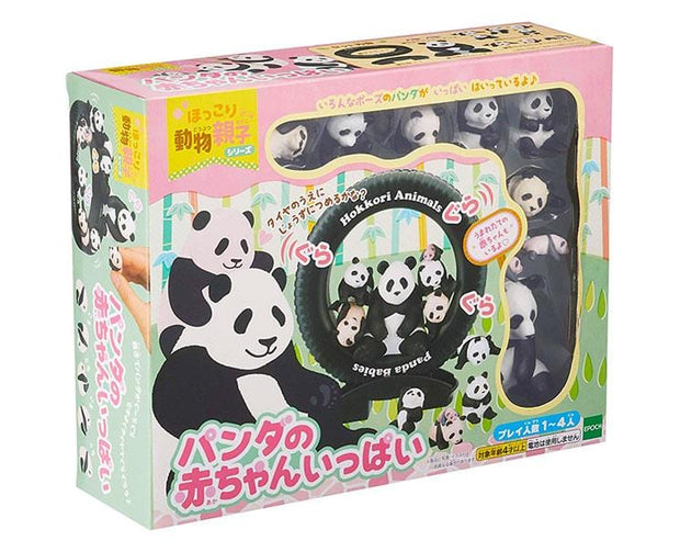 Hokkori Animals Panda Stacking Game Toys and Games Sugoi Mart