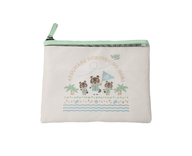 Animal Crossing Mesh Zipper Pouch Anime & Brands Sugoi Mart